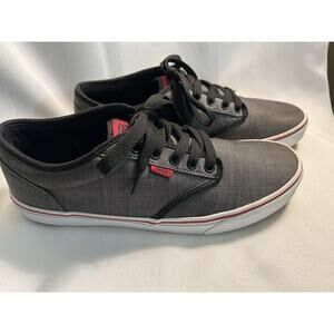 Vans Atwood Textile Gray Athletic Casual Sneakers Men’s Size 12